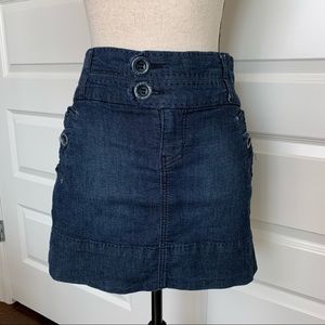 Denim pencil skirt w/ pockets